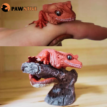 Bearded Lizard 3D Print Ring Toy | Lizard Decor